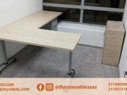 ESCRITORIOS EN L MADECOR